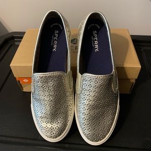 Womens Sperry Top-Sider Platinum size9